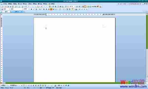 WPS文字页面界面