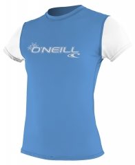 O'Neill Wetsuits Women's Basic Skins Short-Sleeve Rashguard