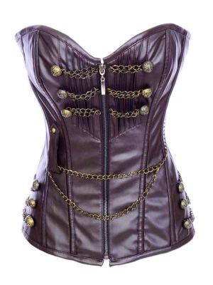 Fashion Leather Corset Tops