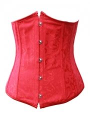 Red Brocade Underbust Corset