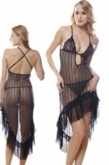 Black Sexy Robes Lingerie