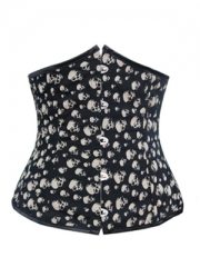 Classic Skull Underbust Corset