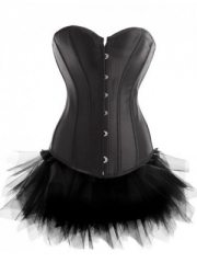 Simple Black Corset And Tutu Dress