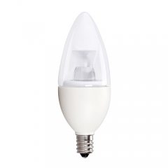 LED Clear B11 Candelabra 7.5 Watt - 50 Watt Equivalent - Dimmable - 500 Lumens - LumeGen