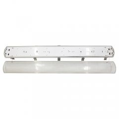 4ft Vapor Tight - Prewired for Single Ended Power LED Tubes