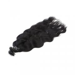 Machine Gemaakt Remy Human Fusion Hair U Nail Tip Natuurlijke Wave Pred Bond Keratine Human Hair Extension 20
