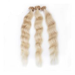 Machine Gemaakt Remy Human Fusion Hair U Nail Tip Natuurlijke Wave Pred Bond Keratine Human Hair Extension 20