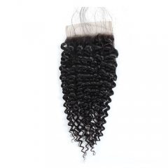 Haar Indian Body Wave Sluiting met Baby Haar 8-20 inch Remy Sluiting Natuurlijke Kleur Menselijk Haar Vetersluiting 1 ST alleen